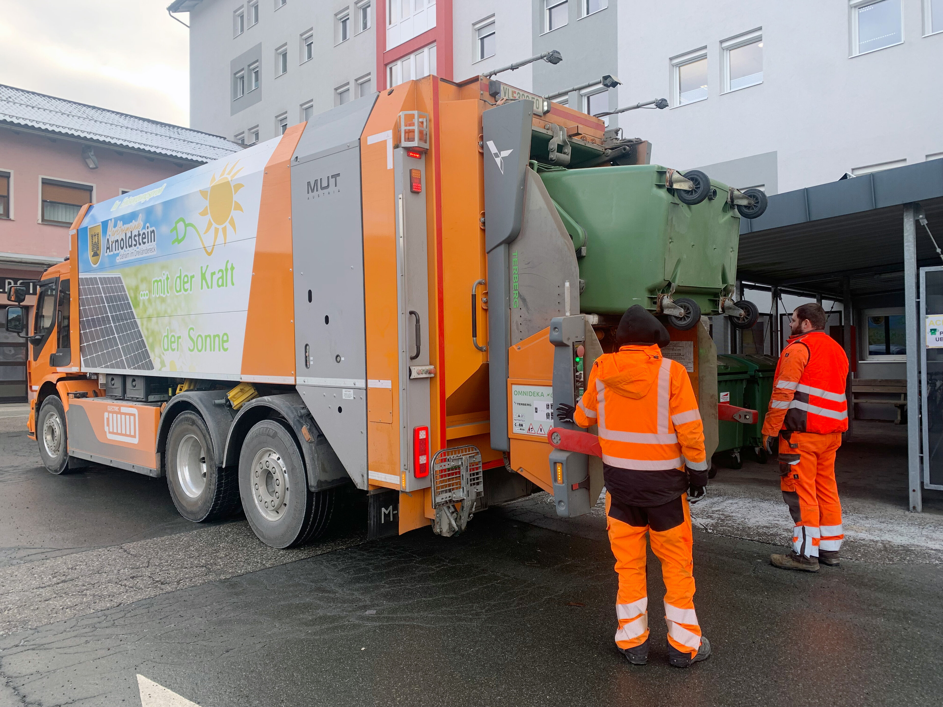 der neue ROTO MUT der Gemeinde Arnoldstein im Einsatz