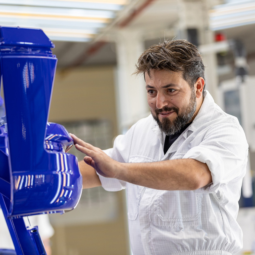 Qualitätskontrolle in der Business Unit Paint